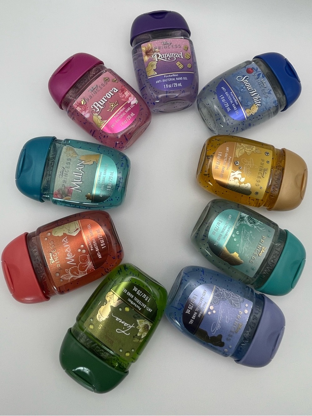 Bath & Body Works Disney Princess Pocketbac set of 9 pieces - Picture 1 of 3